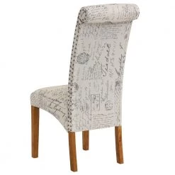 Beige and Brown Fabric Parsons Chair Set of 2 by JASMODER -JASMODER Sales Store beige and brown jasmoder dining chairs w48620061 c3 1000