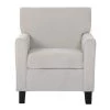 Beige Linen Accent Armchair for Home or Office by JASMODER -JASMODER Sales Store beige jasmoder accent chairs pp282555aaa 64 1000