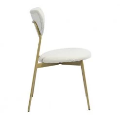 Beige Fabric Side Chair Set of 2 by JASMODER -JASMODER Sales Store beige jasmoder dining chairs w9030434 1f 1000