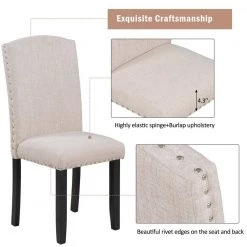 6-Person Modern Wood Style Dining Table with 4-Chairs and a Bench, Table with Marbled Veneer by JASMODER -JASMODER Sales Store beige jasmoder dining room sets st000057aak 4f 1000