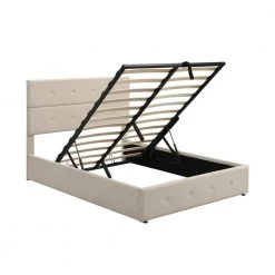 57.5 in. W Beige Full Frame Platform Bed by JASMODER 15 57.5 in. W Beige Full Frame Platform Bed by JASMODER -JASMODER Sales Store beige jasmoder platform beds sm001010aaa 44 1000