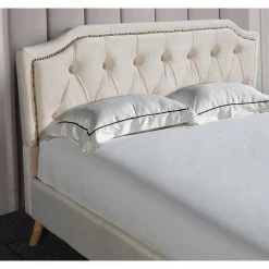 78.7 in. W Beige King Frame Platform Bed by JASMODER -JASMODER Sales Store beige jasmoder platform beds w815s00005 1f 1000