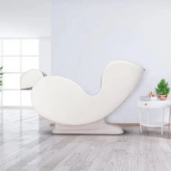 Beige Wall Hugger Luxurious Massage Chairs Full Body Shiatsu Recliner with Bluetooth Speakers by JASMODER -JASMODER Sales Store beige jasmoder recliners w73030046 44 1000