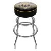 Pontiac Firebird 31 in. Chrome Swivel Cushioned Bar Stool by Trademark