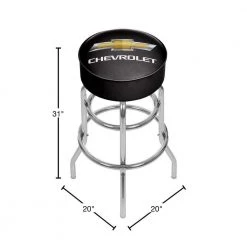 JASMODER Sales Store -JASMODER Sales Store black chrome trademark bar stools gm1000ch 40 1000