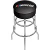 NASCAR 31 in. Chrome Swivel Cushioned Bar Stool by Trademark -JASMODER Sales Store black chrome trademark bar stools nascar1000 64 1000