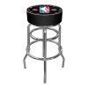 NBA Logo with All Teams 31 in. Chrome Padded Swivel Bar Stool by Trademark -JASMODER Sales Store black chrome trademark bar stools nba1000 nba 64 1000