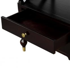 2-Drawer Black Nightstand (27.5 in x 23.5 in x 17 in) by JASMODER -JASMODER Sales Store black jasmoder nightstands wf195932aaj 1f 1000