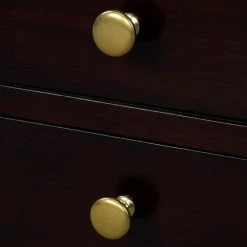 2-Drawer Black Nightstand (27.5 in x 23.5 in x 17 in) by JASMODER