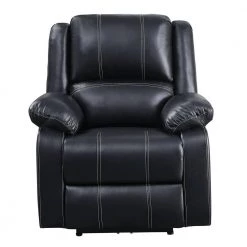 Black Faux Leather Sofa Power Recliner for Office and Home Living Room or Bedroom with USB charger by JASMODER -JASMODER Sales Store black jasmoder recliners 52288 hd 44 1000
