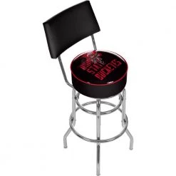 Ohio State Smoking Brutus 31 in. Chrome Padded Swivel Bar Stool by Trademark 9 Ohio State Smoking Brutus 31 in. Chrome Padded Swivel Bar Stool by Trademark -JASMODER Sales Store black red trademark bar stools osu1100 smoke 76 1000