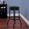 28.5 in. Black Swivel Cushioned Bar Stool by Trademark 2 28.5 in. Black Swivel Cushioned Bar Stool by Trademark -JASMODER Sales Store black trademark bar stools 99 sr36 b 64 1000