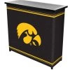 University of Iowa 2-Shelf Black Bar with Case by Trademark -JASMODER Sales Store black trademark home bars ia8000 64 1000