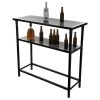 University of Kentucky Smoke 2-Shelf Blue Bar with Case by Trademark -JASMODER Sales Store black trademark home bars ky8000 smoke 64 1000