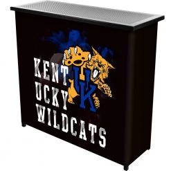 University of Kentucky Smoke 2-Shelf Blue Bar with Case by Trademark -JASMODER Sales Store black trademark home bars ky8000 smoke 76 1000