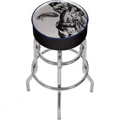 U.S. Army The Horn Calls 31 in. Chrome Padded Swivel Bar Stool by Trademark