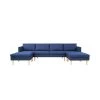 122 in. W 5 Seat Square Arm Polyester U Shaped Sofa in Blue by JASMODER -JASMODER Sales Store blue jasmoder sofas couches w223s01388 64 1000