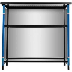 Bud Light 2-Shelf Blue Bar with Case by Trademark 8 Bud Light 2-Shelf Blue Bar with Case by Trademark -JASMODER Sales Store blue trademark home bars ab8000 bl 4f 1000