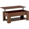 39 in. Brown Rectangle Wood Modern Lift-Top Coffee Table with Storage, Sofa Table For Living Room by JASMODER -JASMODER Sales Store brown jasmoder coffee tables w128546502 64 1000
