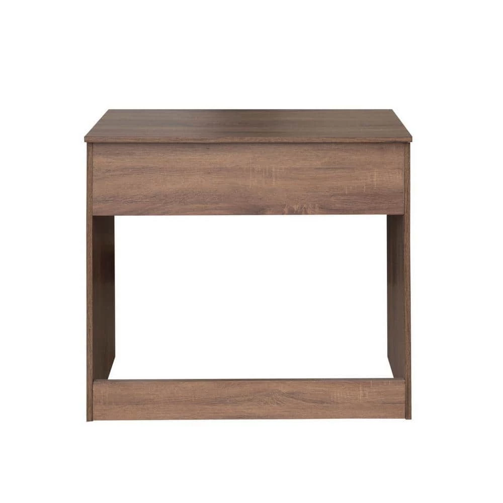 31.5 in. Brown Computer Desk with Drawers by JASMODER 2 31.5 in. Brown Computer Desk with Drawers by JASMODER