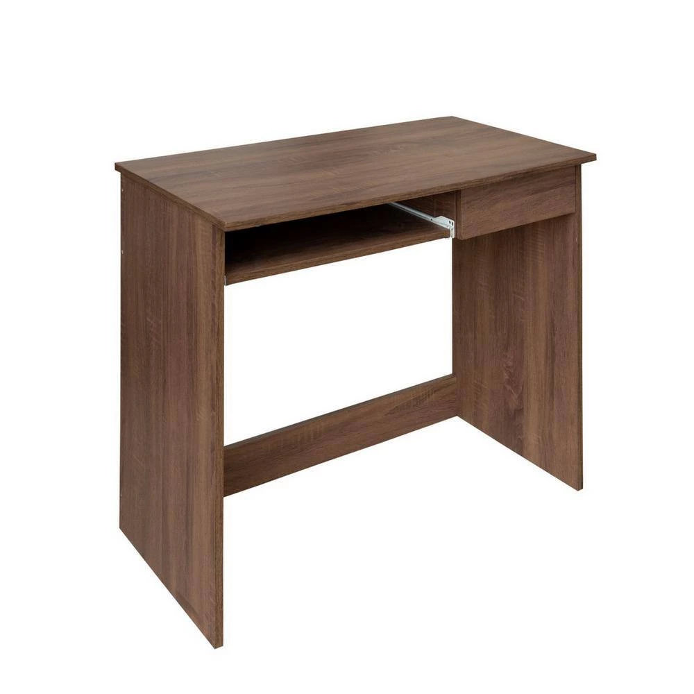 31.5 in. Brown Computer Desk with Drawers by JASMODER 8 31.5 in. Brown Computer Desk with Drawers by JASMODER - Image 7