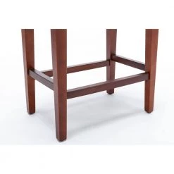 Brown Faux Leather Side Chair Set of 2 by JASMODER -JASMODER Sales Store brown jasmoder dining chairs w57027894 4f 1000