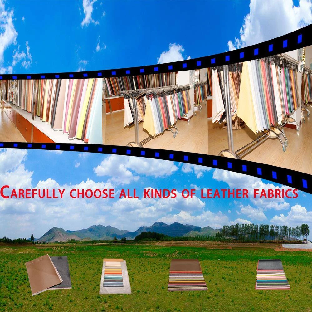 Brown Faux Leather Parsons Chair Set of 4 by JASMODER 6 Brown Faux Leather Parsons Chair Set of 4 by JASMODER - Image 4