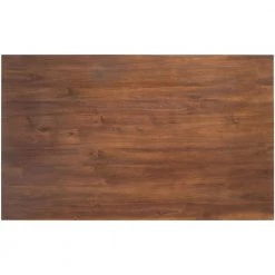 6-Piece Kitchen Simple Wooden Dining Table and Chair with Bench, PU Cushion by JASMODER 13 6-Piece Kitchen Simple Wooden Dining Table and Chair with Bench, PU Cushion by JASMODER -JASMODER Sales Store brown jasmoder dining room sets st000016aad c3 1000