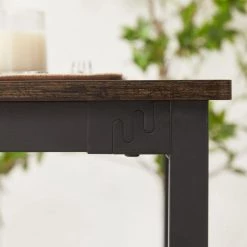 5-Piece Rectangle Brown Wood Top Dining Room Set, for Home or Commercial Use (Seats 4) by JASMODER -JASMODER Sales Store brown jasmoder dining room sets w116242790 1f 1000