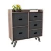 5-Drawer Brown Composite Dresser (39.3 in. x 31.4 in. x 11.8 in.) by JASMODER 2 5-Drawer Brown Composite Dresser (39.3 in. x 31.4 in. x 11.8 in.) by JASMODER -JASMODER Sales Store brown jasmoder dressers w36830115 64 1000