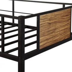 54.7 in. W Brown Full Frame Platform Bed by JASMODER -JASMODER Sales Store brown jasmoder platform beds mf291657aad c3 1000