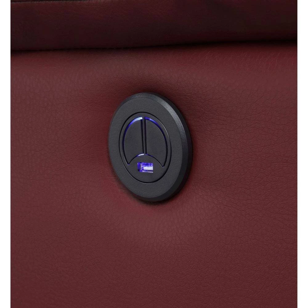 Brown Power Sofa Recliner in Faux Leather for Home, Office, or Living Room with USB charger by JASMODER 8 Brown Power Sofa Recliner in Faux Leather for Home, Office, or Living Room with USB charger by JASMODER - Image 6