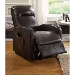 Special Recliner with Power Lift, Espresso PU for Home Living Room Residential, Office Commercial Use by JASMODER -JASMODER Sales Store brown jasmoder recliners 59458 hd 44 1000