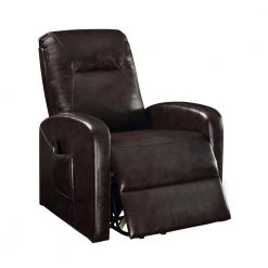 Special Recliner with Power Lift, Espresso PU for Home Living Room Residential, Office Commercial Use by JASMODER