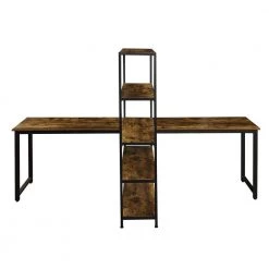 90.5 in. Brown/Yellow Computer Desk with Shelving by JASMODER 16 90.5 in. Brown/Yellow Computer Desk with Shelving by JASMODER -JASMODER Sales Store brown yellow jasmoder computer desks yl000002aat 44 1000