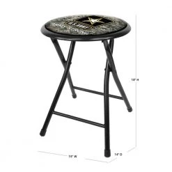 U.S. Army Digital Camo 18 in. Black Cushioned Folding Bar Stool by Trademark -JASMODER Sales Store camo black trademark bar stools army1800 camo 40 1000