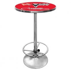 Corvette C2 Red Pub/Bar Table by Trademark