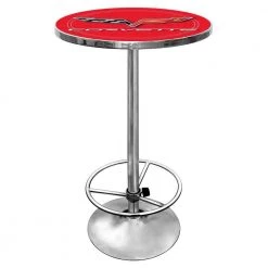 Corvette C6 Chrome Pub/Bar Table by Trademark