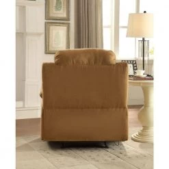 Gold Wall Hugger Recliner in Brown Microfiber for Home and Office use by JASMODER -JASMODER Sales Store gold jasmoder recliners 59468 hd 31 1000
