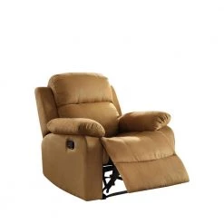 Gold Wall Hugger Recliner in Brown Microfiber for Home and Office use by JASMODER -JASMODER Sales Store gold jasmoder recliners 59468 hd 76 1000