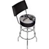 U.S. Army The Horn Calls 31 in. Chrome Padded Swivel Bar Stool by Trademark