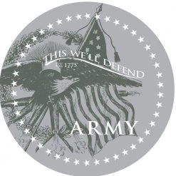 U.S. Army This We'll Defend 31 in. Chrome Padded Swivel Bar Stool by Trademark -JASMODER Sales Store gray chrome trademark bar stools army1100 defend 4f 1000