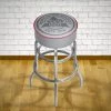 Coors Light 31 in. Chrome Padded Swivel Bar Stool by Trademark -JASMODER Sales Store gray chrome trademark bar stools cl1000 rl 64 1000