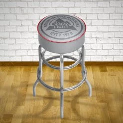 Coors Light 31 in. Chrome Padded Swivel Bar Stool by Trademark