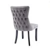Gray Velvet Parsons Chair Set of 2 by JASMODER -JASMODER Sales Store gray jasmoder dining chairs w114342270 64 1000