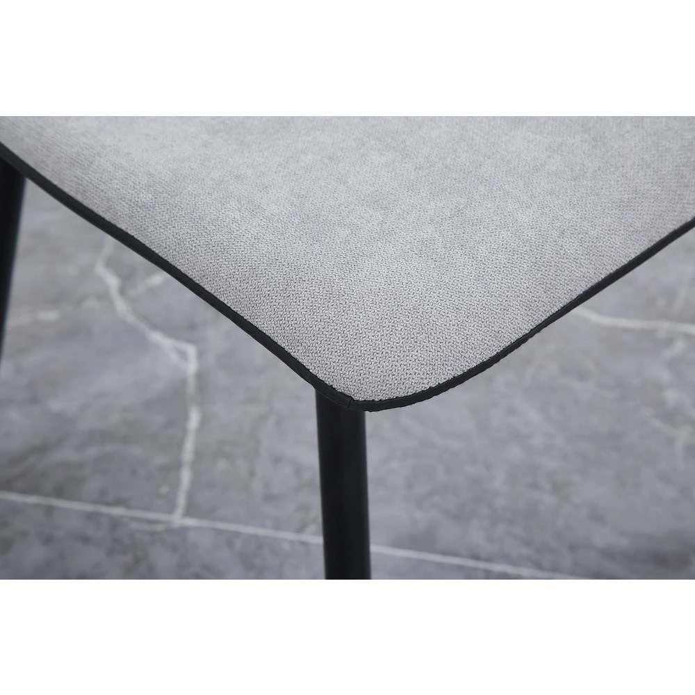 Gray Fabric Parsons Chair Set of 4 by JASMODER 11 Gray Fabric Parsons Chair Set of 4 by JASMODER - Image 9