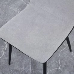 Gray Fabric Parsons Chair Set of 4 by JASMODER 14 Gray Fabric Parsons Chair Set of 4 by JASMODER -JASMODER Sales Store gray jasmoder dining chairs w29932675 4f 1000