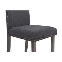 5-Piece Dining Table Set Farmhouse Rustic Wood for 4-Kitchen Table Set with 4-Upholstered Dining Chairs by JASMODER -JASMODER Sales Store gray jasmoder dining room sets sh000204aae 4f 1000