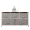 5-Drawer Gray Composite Dresser (21.5 in. x 39.4 in. x 11.8 in.) by JASMODER 2 5-Drawer Gray Composite Dresser (21.5 in. x 39.4 in. x 11.8 in.) by JASMODER -JASMODER Sales Store gray jasmoder dressers w1041s0809 64 1000