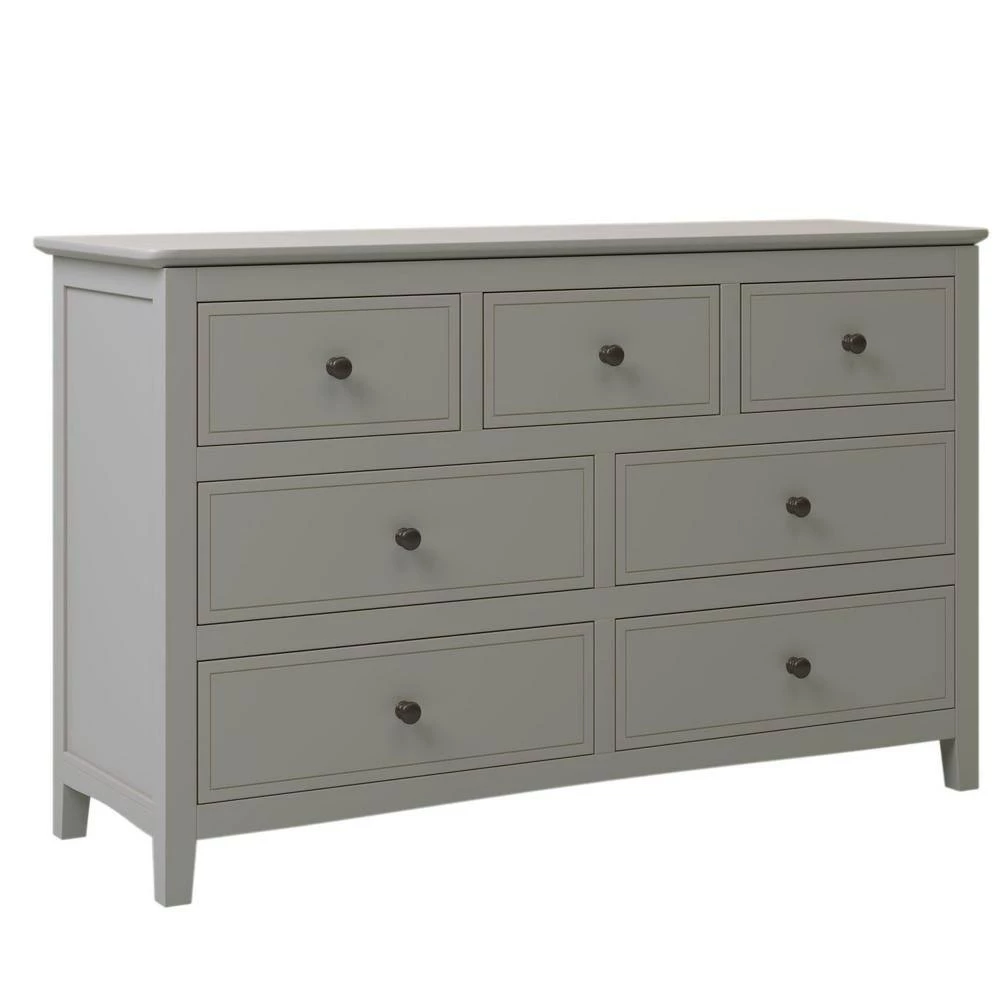 7-Drawer Gray Wood Dresser (30.1 in. x 48.4 in. x 15.4 in.) by JASMODER 4 7-Drawer Gray Wood Dresser (30.1 in. x 48.4 in. x 15.4 in.) by JASMODER - Image 2